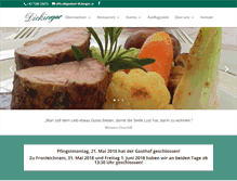 Tablet Screenshot of gasthof-dickinger.at